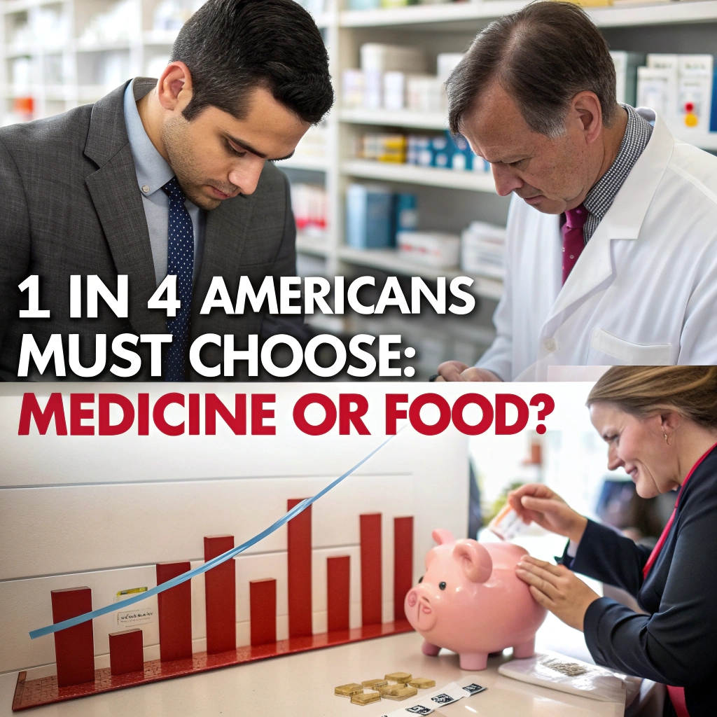 1/4 americans choose between medicine or food